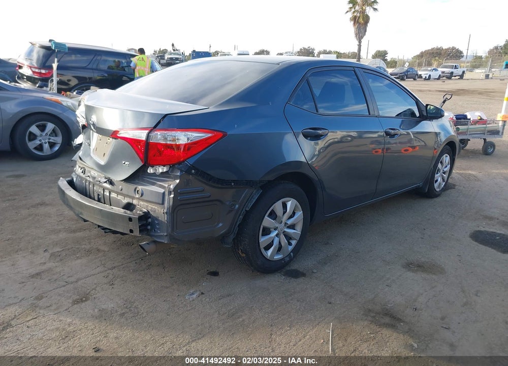 2016 TOYOTA COROLLA VIN: 5YFBURHE3GP563805