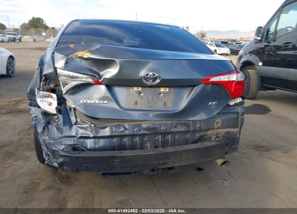 2016 TOYOTA COROLLA VIN: 5YFBURHE3GP563805