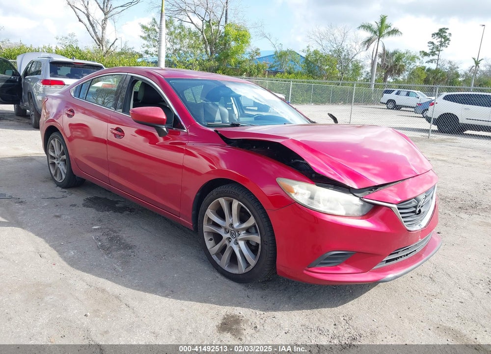 2016 MAZDA 6 I TOURING VIN: JM1GJ1V53G1481937