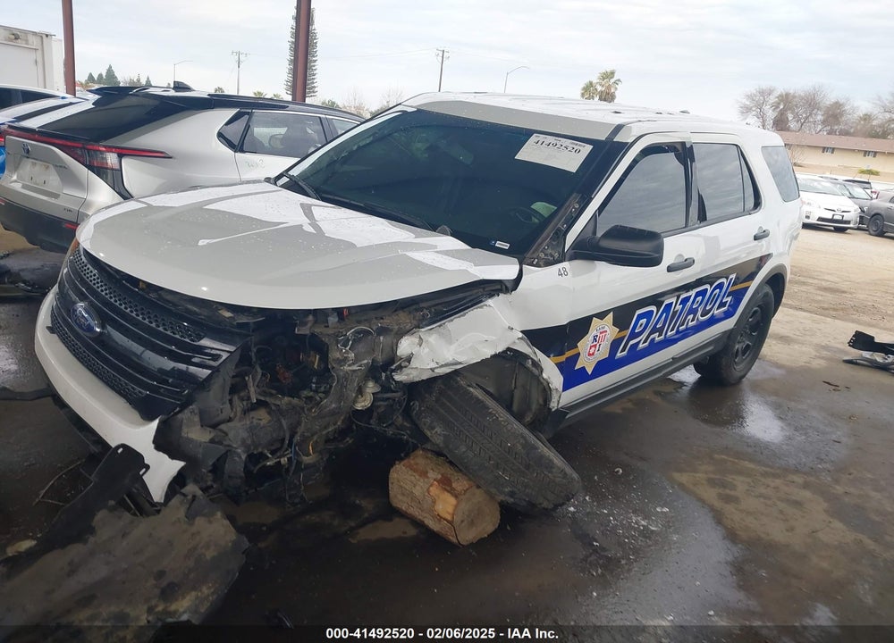 2014 FORD POLICE INTERCEPTOR VIN: 1FM5K8AR0EGC40445