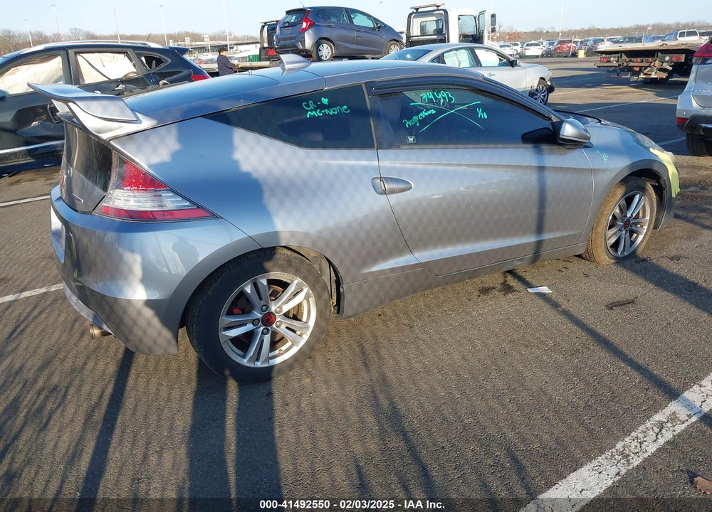 2011 HONDA CR-Z EX VIN: JHMZF1D61BS004722