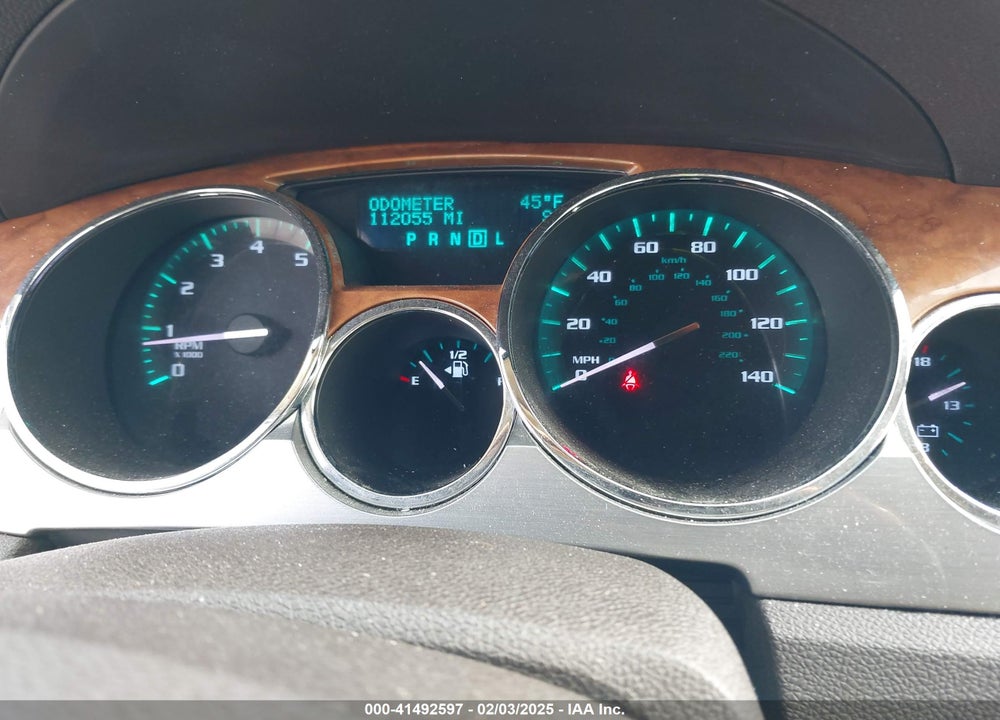 2012 BUICK ENCLAVE LEATHER VIN: 5GAKVCED2CJ422990