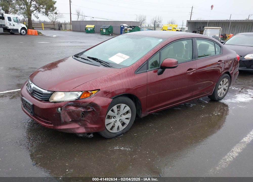 2012 HONDA CIVIC VIN: JHMFB2F51CS006044