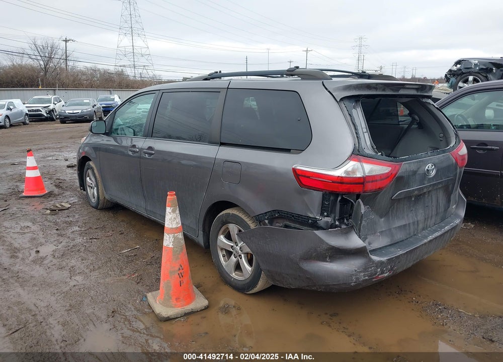 2016 TOYOTA SIENNA LE 8 PASSENGER VIN: 5TDKK3DC5GS713069
