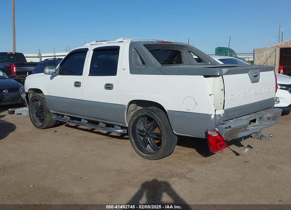 2003 CHEVROLET AVALANCHE 1500 VIN: 3GNEC13T83G291671