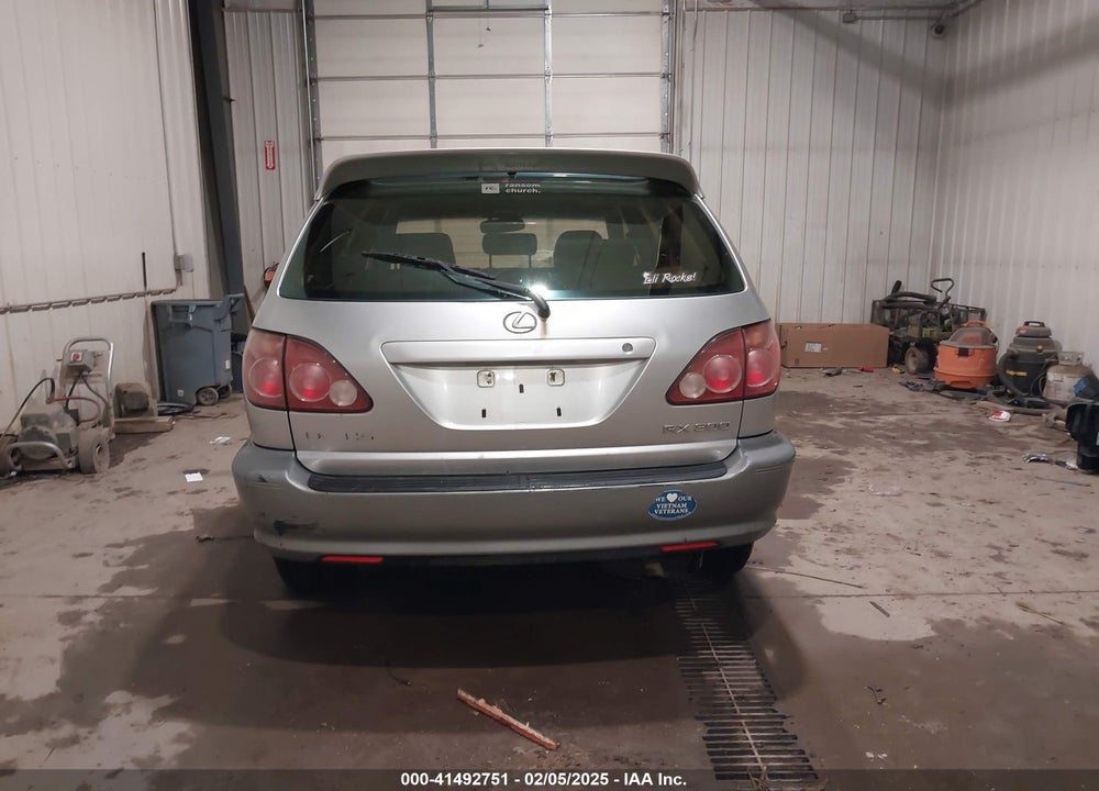 2000 LEXUS RX 300 VIN: JT6HF10U5Y0141983