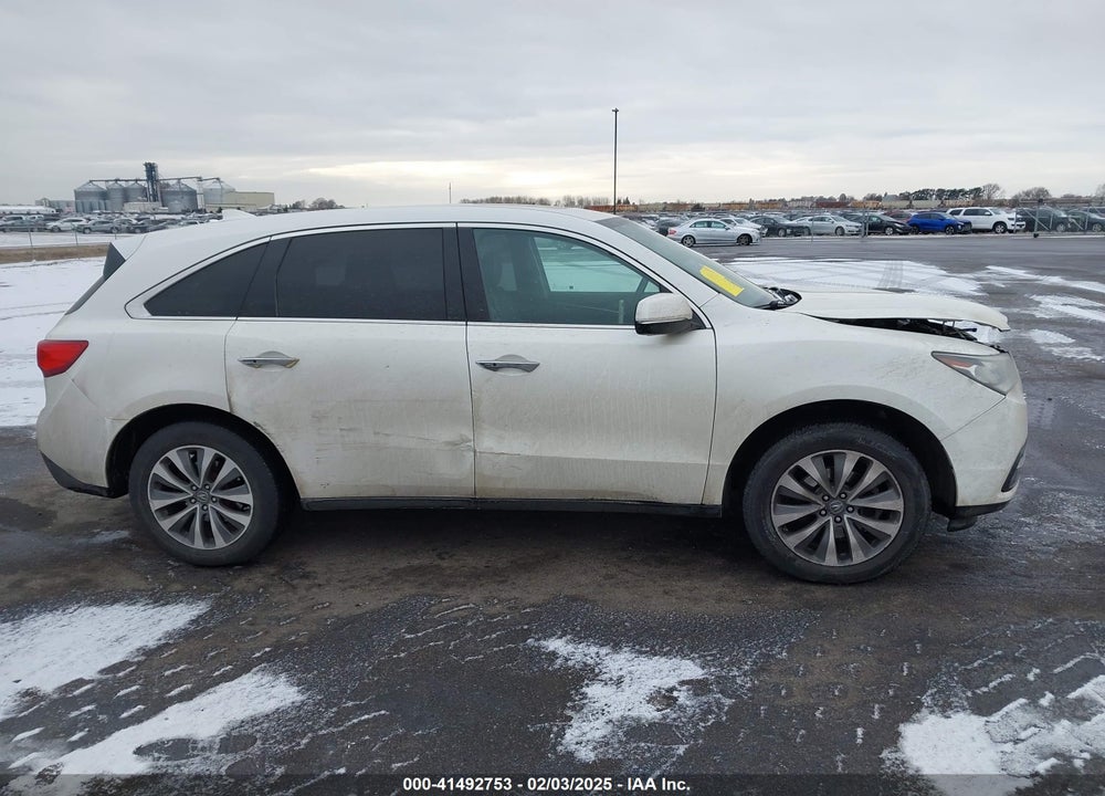 2014 ACURA MDX TECHNOLOGY PACKAGE VIN: 5FRYD4H41EB011604
