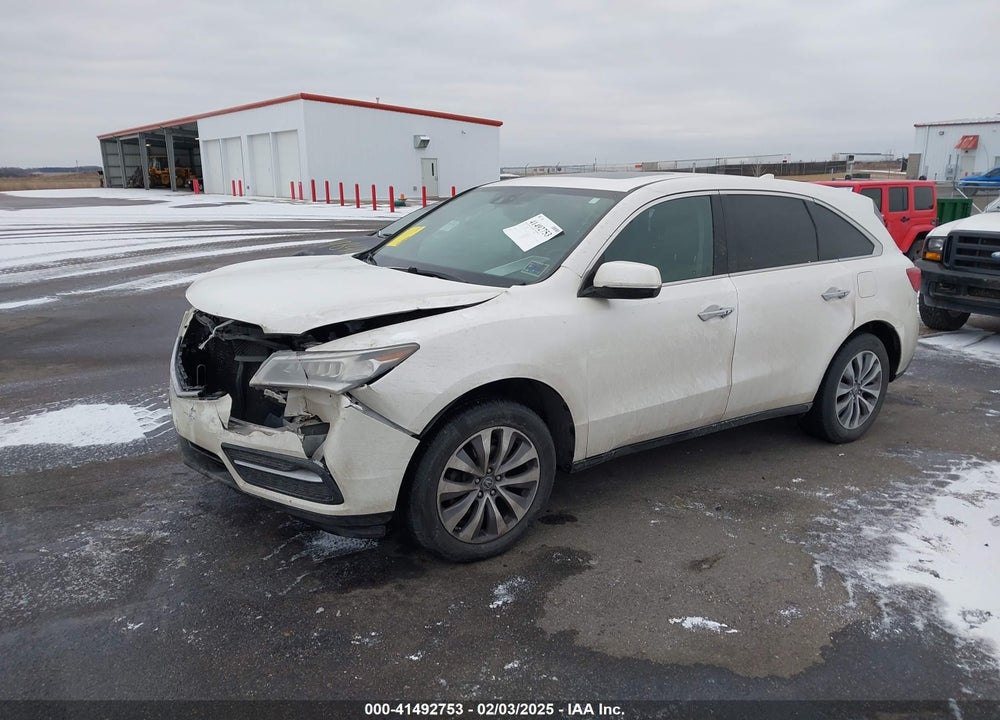 2014 ACURA MDX TECHNOLOGY PACKAGE VIN: 5FRYD4H41EB011604