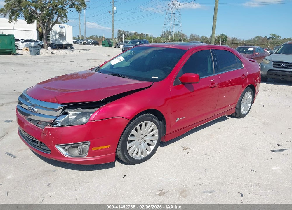 2012 FORD FUSION HYBRID VIN: 3FADP0L34CR196988