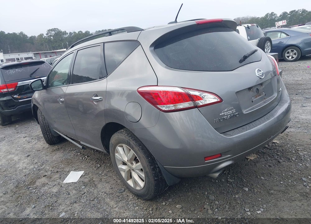 2012 NISSAN MURANO SV VIN: JN8AZ1MW9CW220533