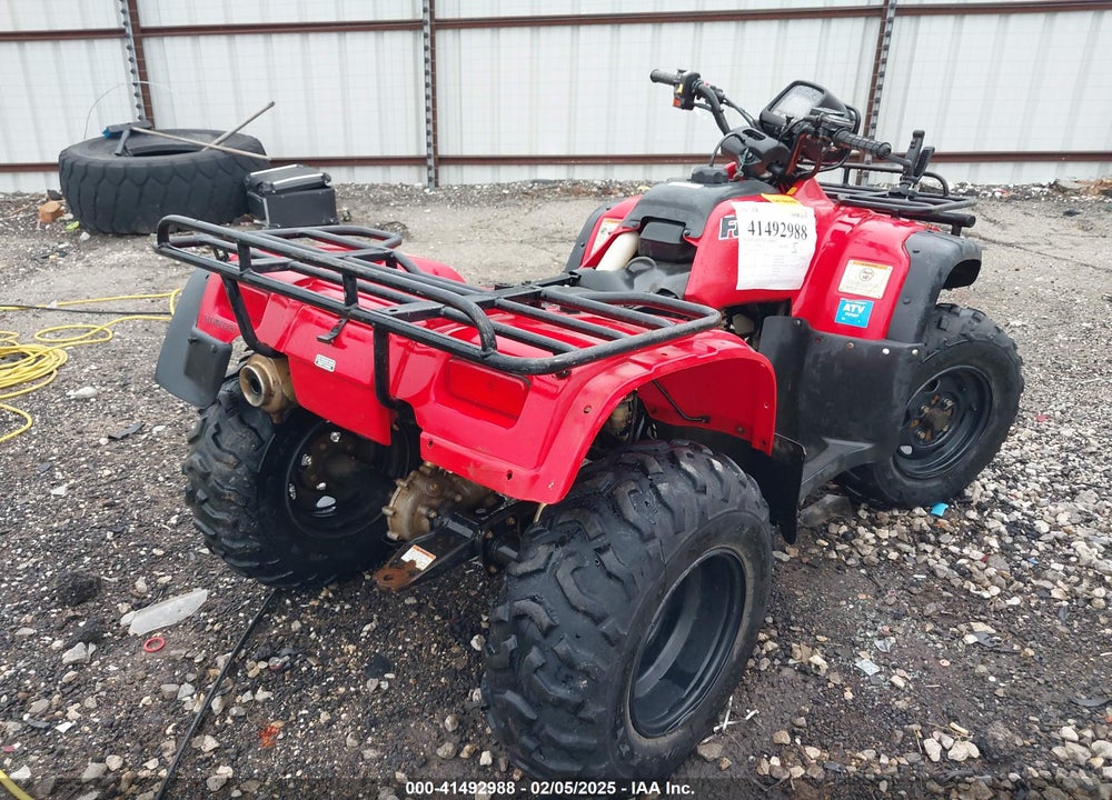 2001 HONDA TRX450 ES VIN: 478TE224214213366