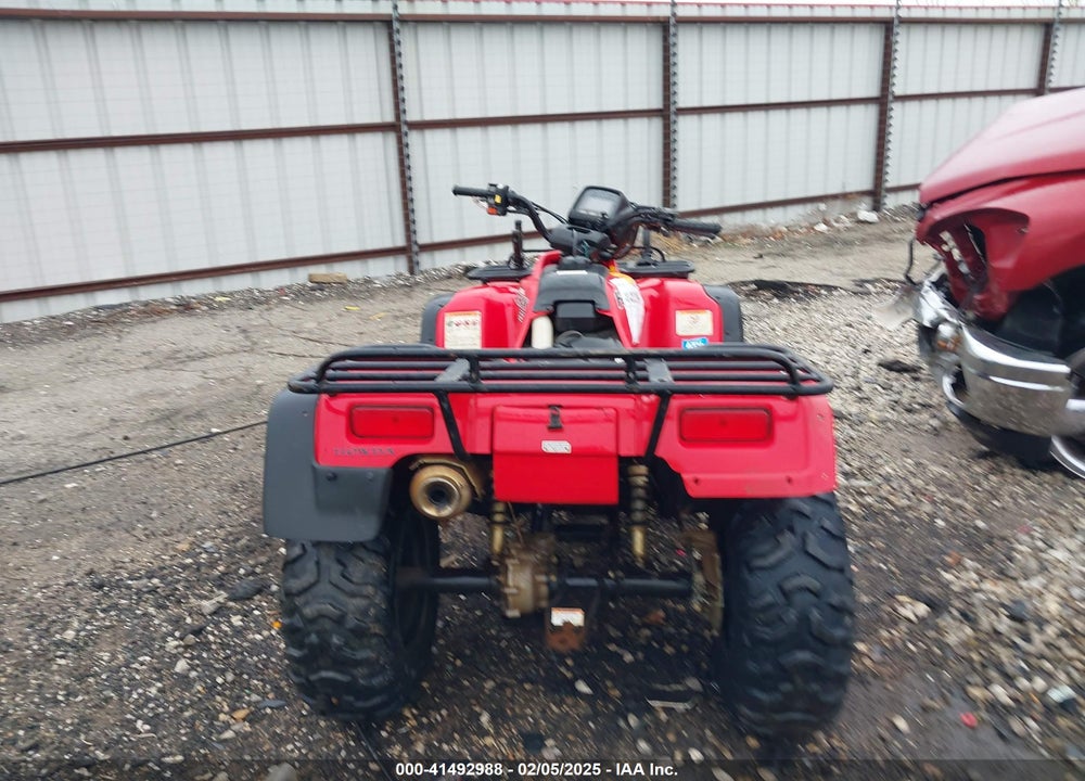 2001 HONDA TRX450 ES VIN: 478TE224214213366
