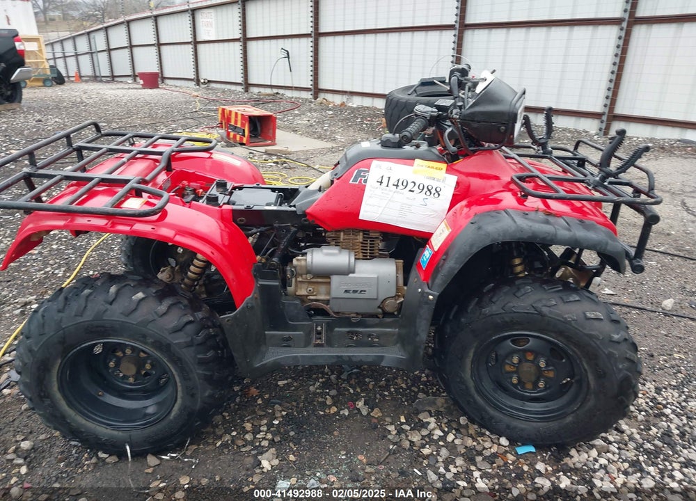 2001 HONDA TRX450 ES VIN: 478TE224214213366
