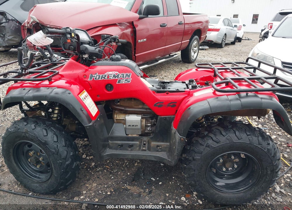 2001 HONDA TRX450 ES VIN: 478TE224214213366