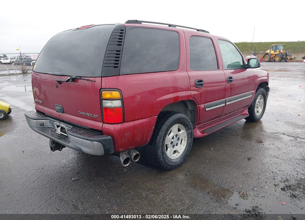 2005 CHEVROLET TAHOE LS VIN: 1GNEK13T65J203494