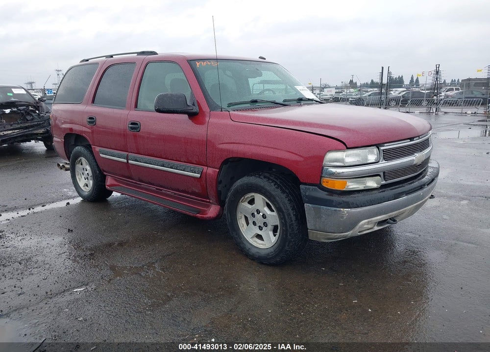 2005 CHEVROLET TAHOE LS VIN: 1GNEK13T65J203494
