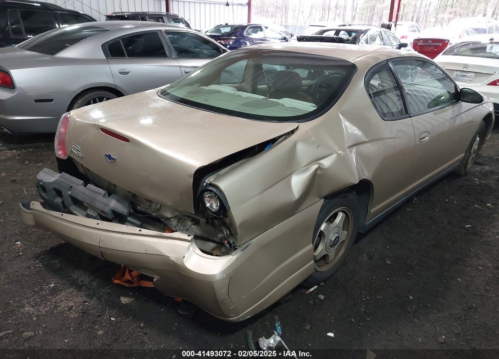 2005 CHEVROLET MONTE CARLO LS VIN: 2G1WW12E959293006