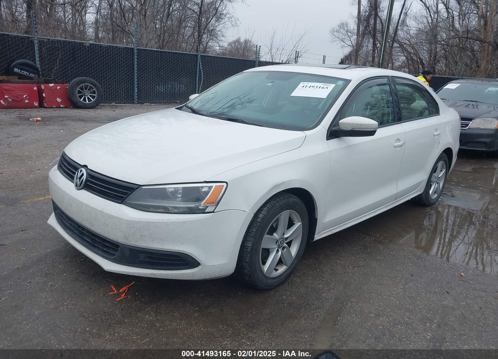 2012 VOLKSWAGEN JETTA 2.0L TDI VIN: 3VWLL7AJ1CM417078