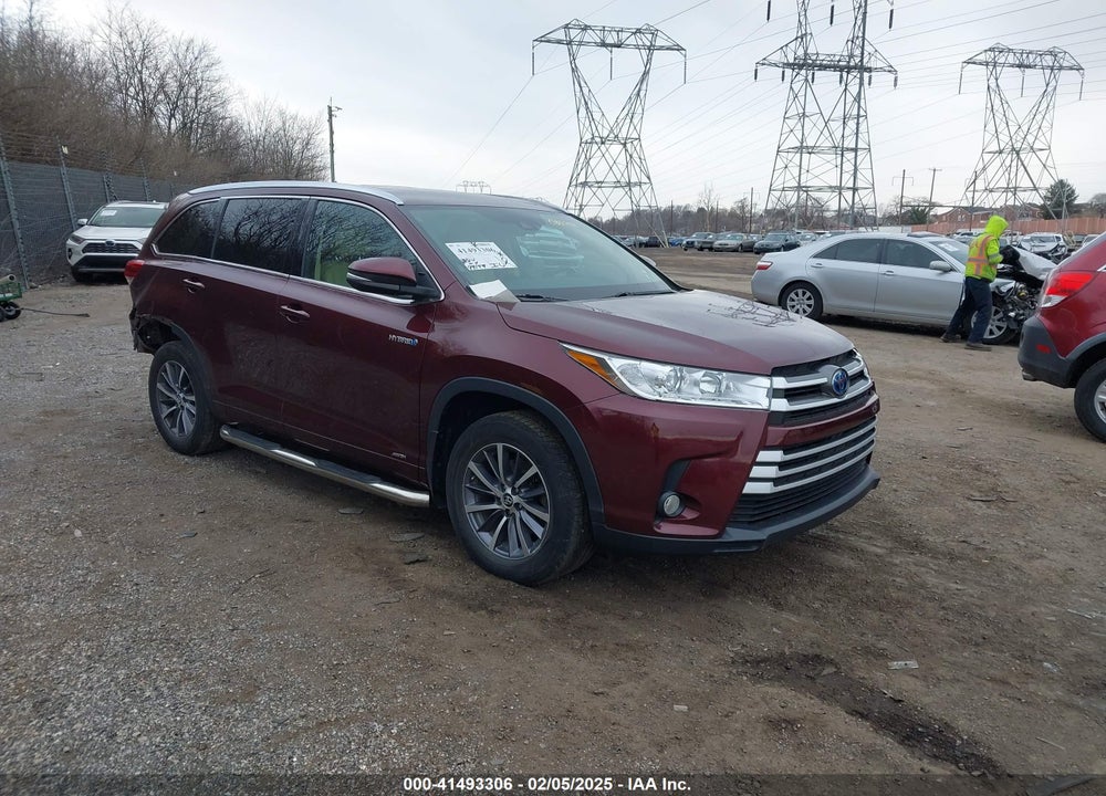 2017 TOYOTA HIGHLANDER HYBRID XLE VIN: 5TDJGRFH6HS030792