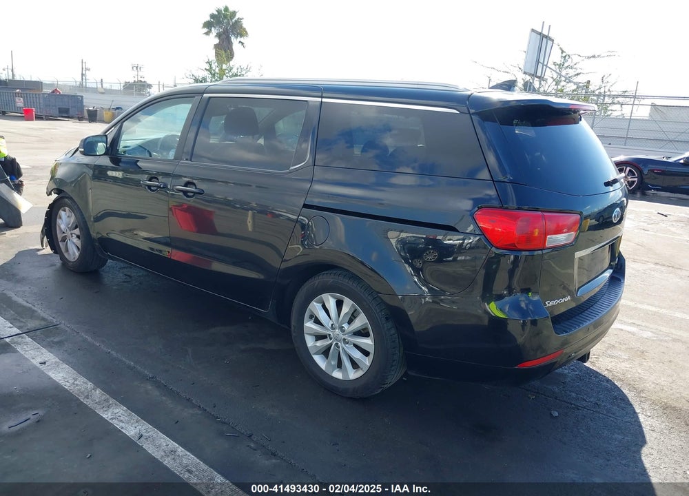 2016 KIA SEDONA VIN: KNDMC5C18G6162332