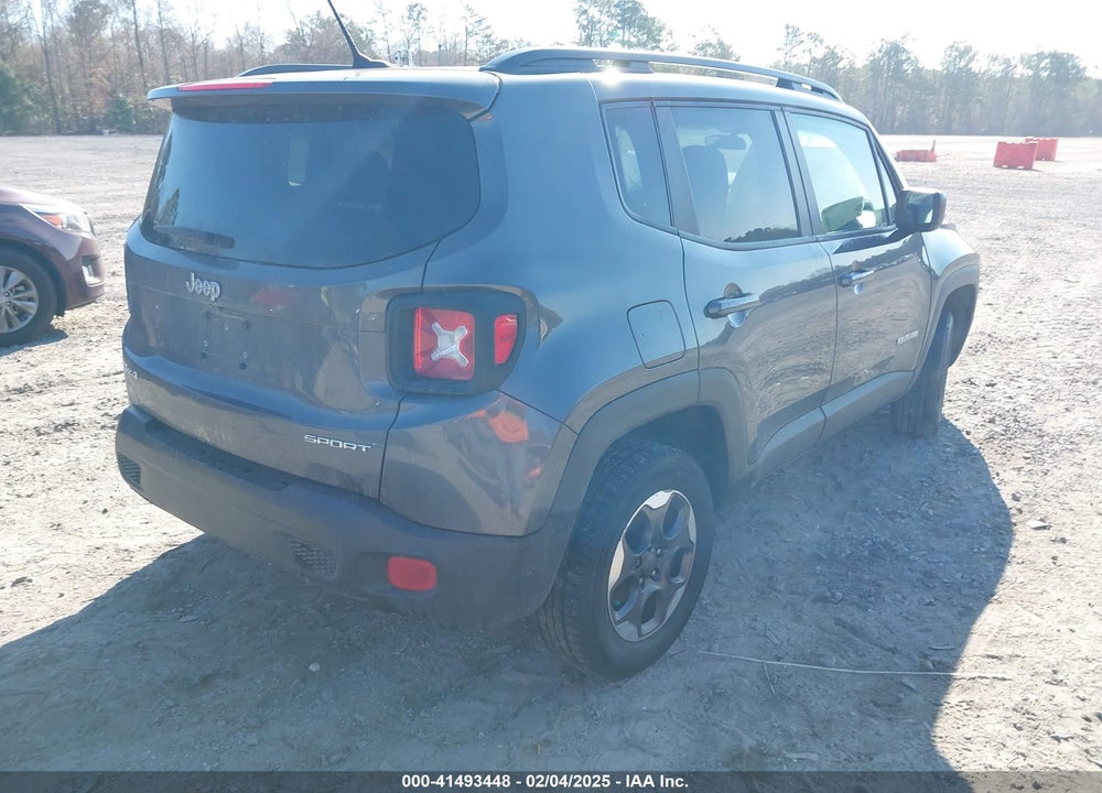2017 JEEP RENEGADE SPORT 4X4 VIN: ZACCJBAB6HPG65450