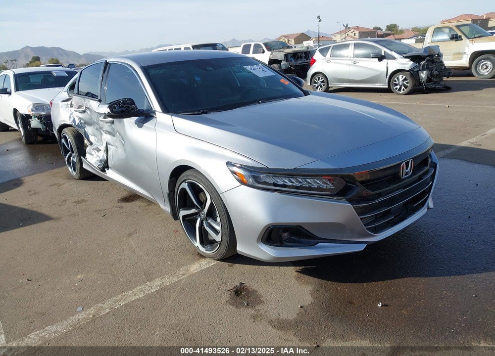 2022 HONDA ACCORD VIN: 1HGCV1F38NA123988