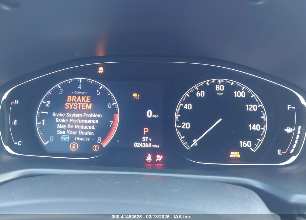 2022 HONDA ACCORD VIN: 1HGCV1F38NA123988
