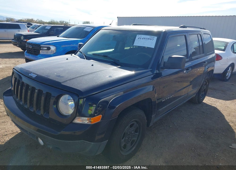 2016 JEEP PATRIOT VIN: 1C4NJPBA3GD685034