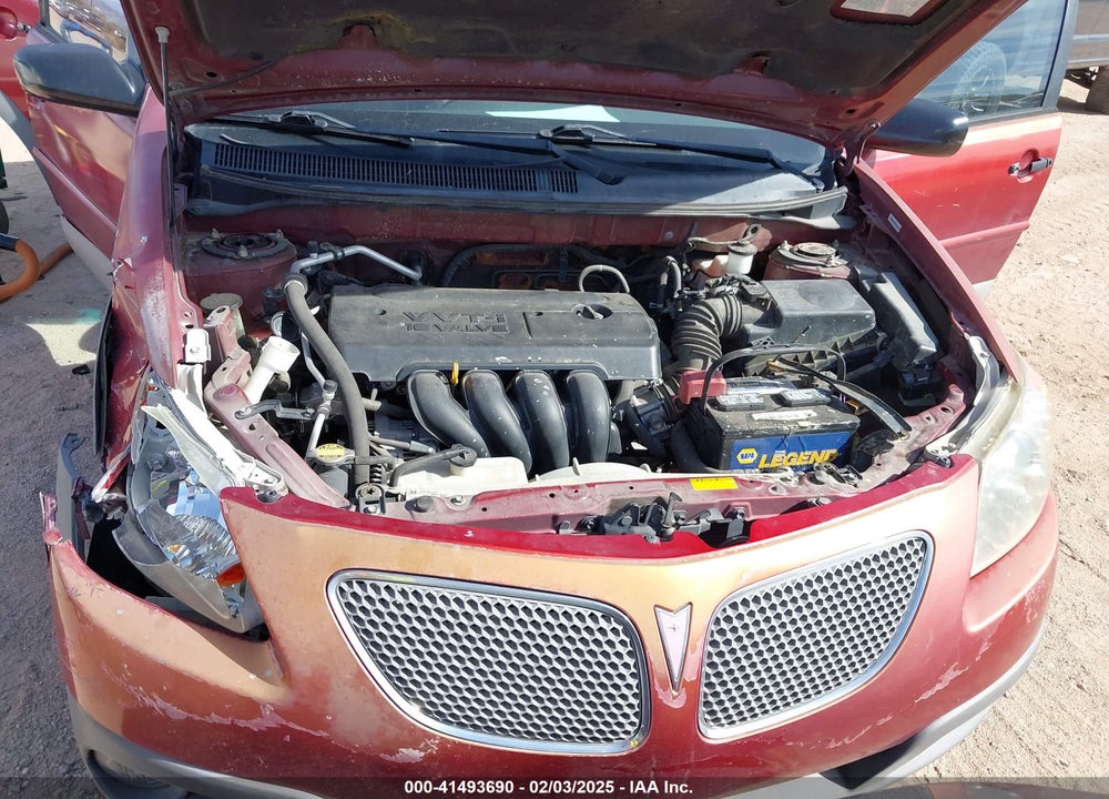 2008 PONTIAC VIBE VIN: 5Y2SL65878Z408522