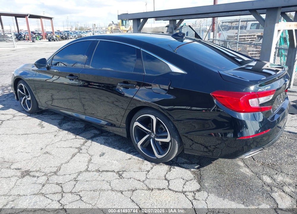 2021 HONDA ACCORD VIN: 1HGCV1F38MA109622