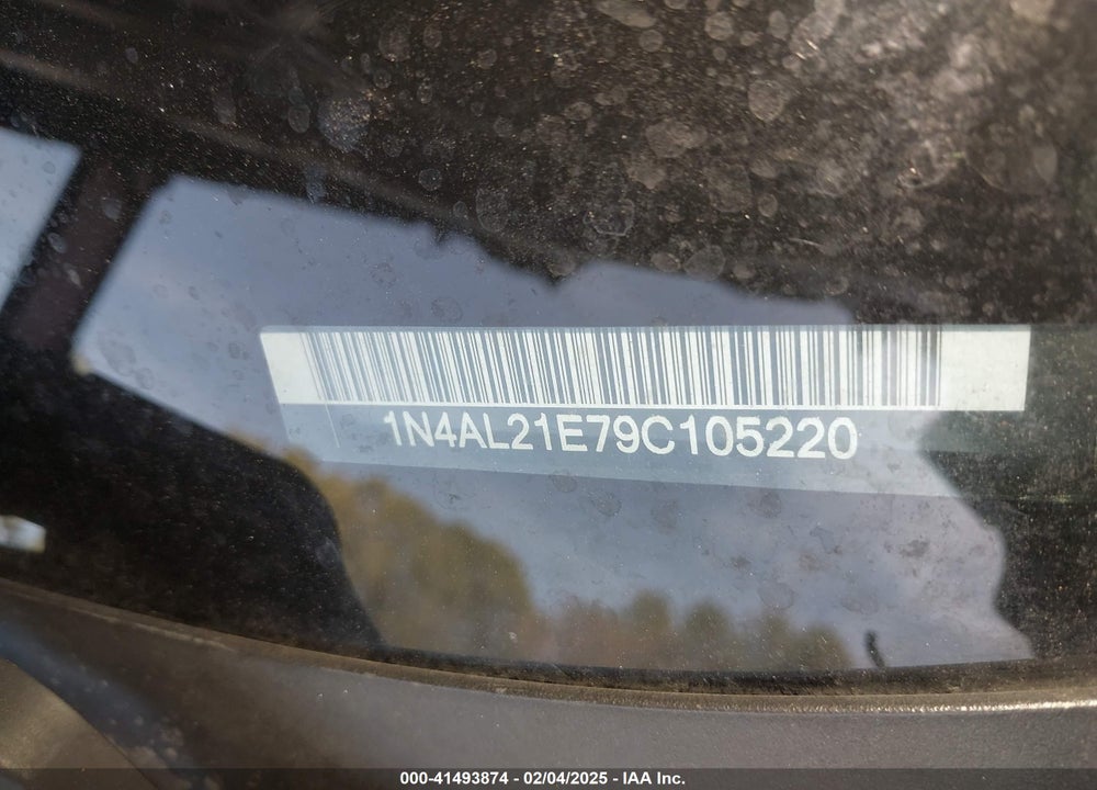 2009 NISSAN ALTIMA VIN: 1N4AL21E79C105220