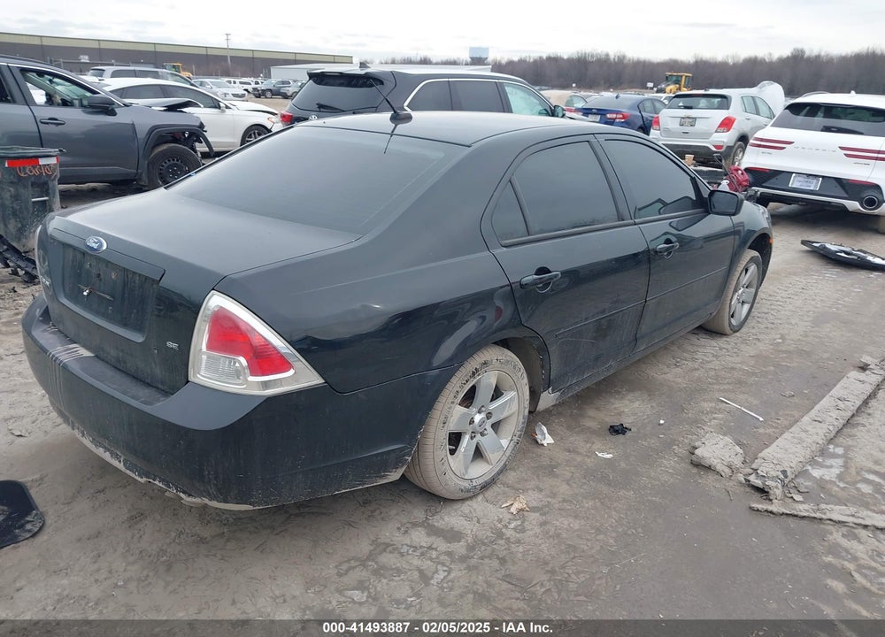 2008 FORD FUSION SE VIN: 3FAHP07ZX8R265531