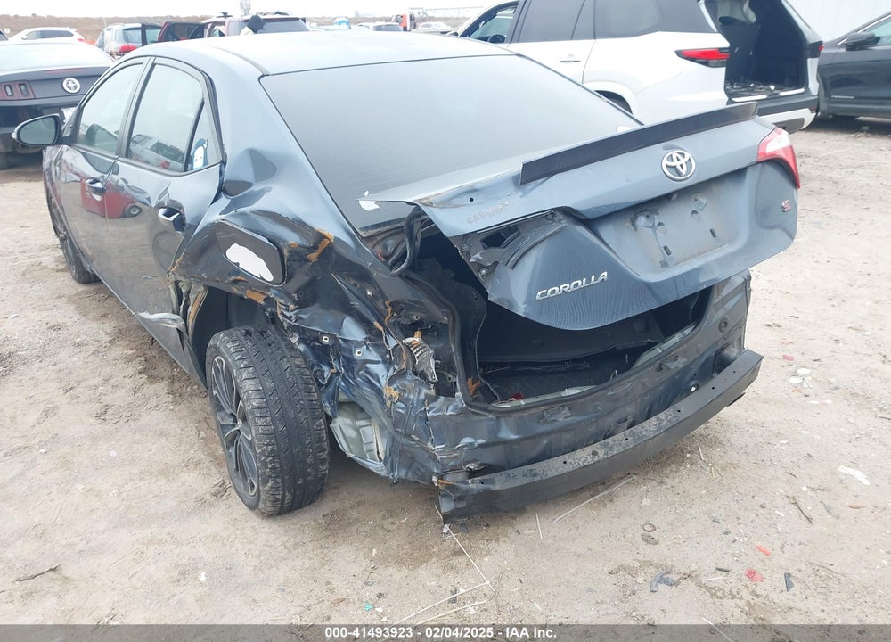 2016 TOYOTA COROLLA VIN: 2T1BURHE7GC603206