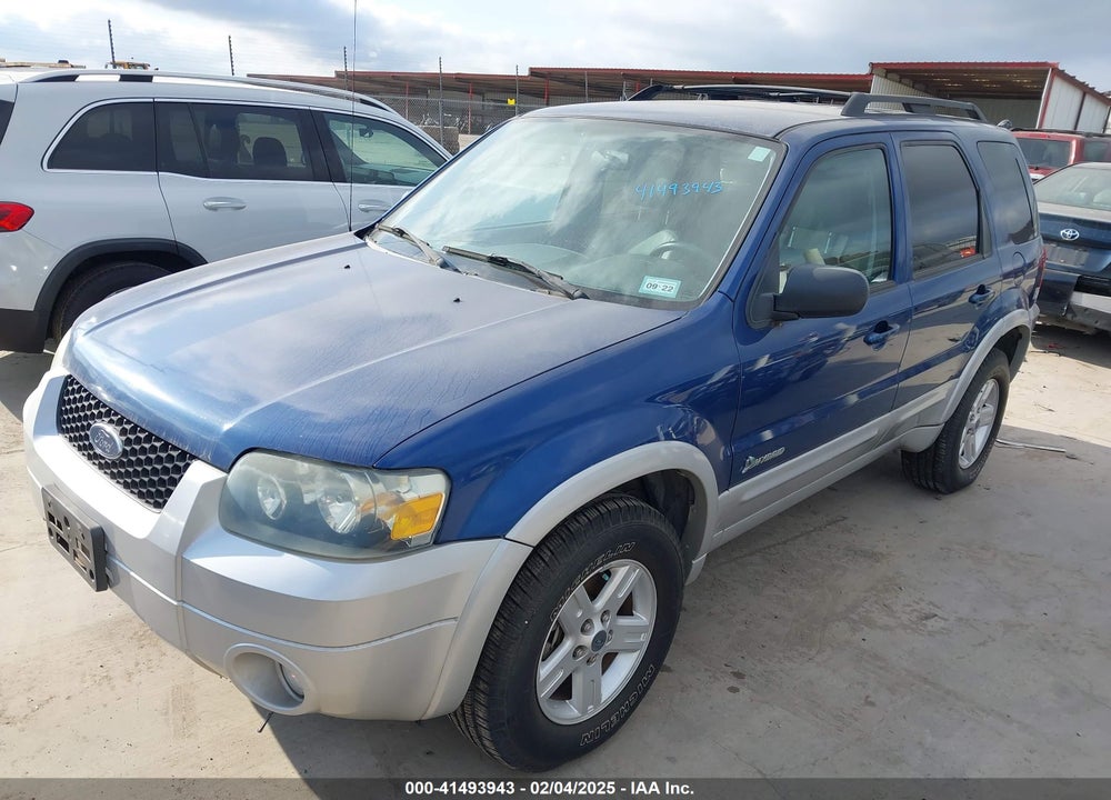 2007 FORD ESCAPE HYBRID VIN: 1FMCU49H67KA41468