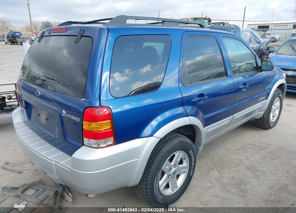 2007 FORD ESCAPE HYBRID VIN: 1FMCU49H67KA41468