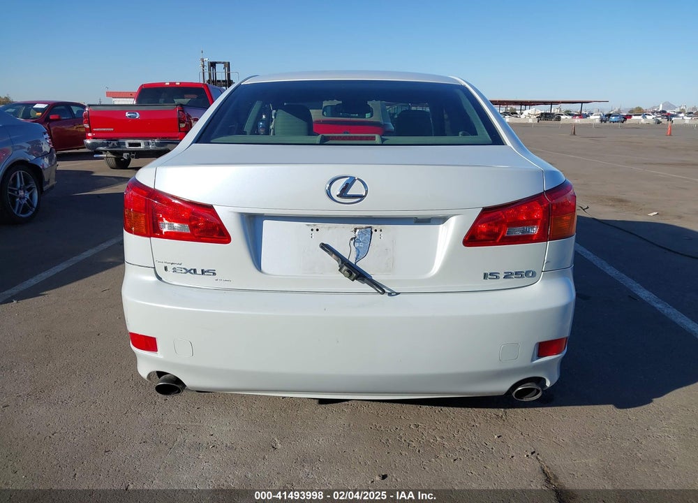 2006 LEXUS IS 250 VIN: JTHBK262X62012546