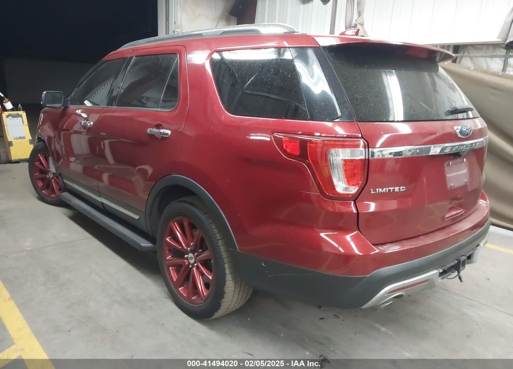 2017 FORD EXPLORER LIMITED VIN: 1FM5K7F88HGC62191