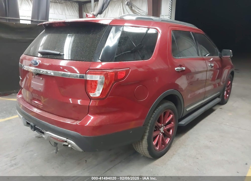 2017 FORD EXPLORER LIMITED VIN: 1FM5K7F88HGC62191