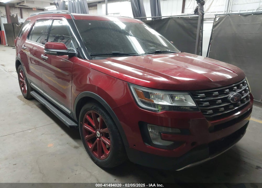 2017 FORD EXPLORER LIMITED VIN: 1FM5K7F88HGC62191