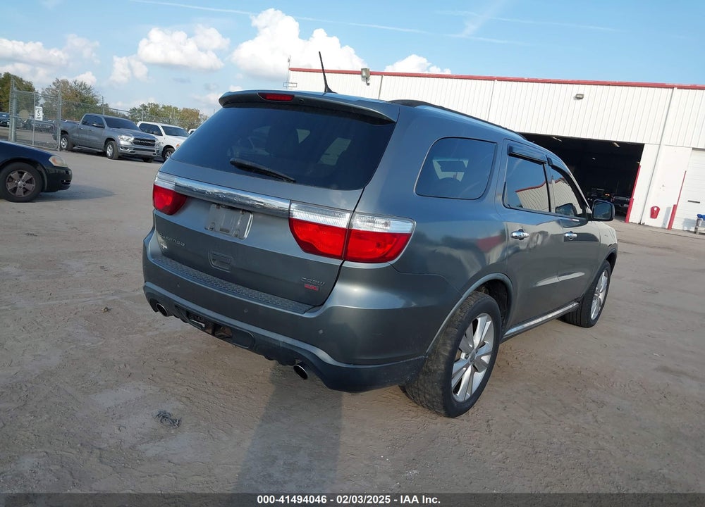 2011 DODGE DURANGO VIN: 1D4SD4GT0BC630240
