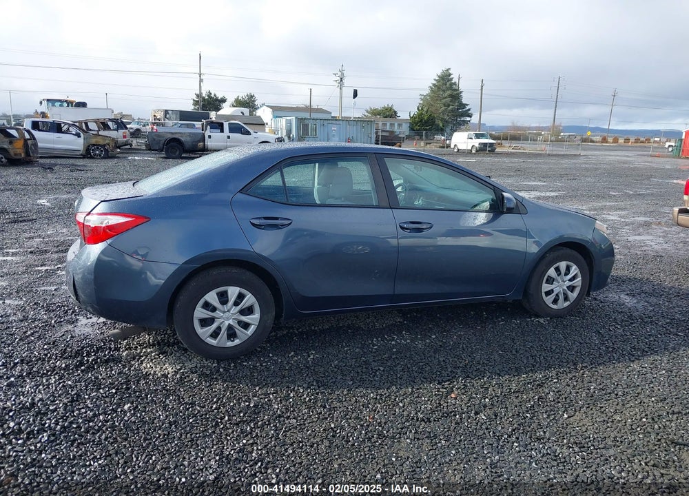 2016 TOYOTA COROLLA VIN: 2T1BURHE7GC709719