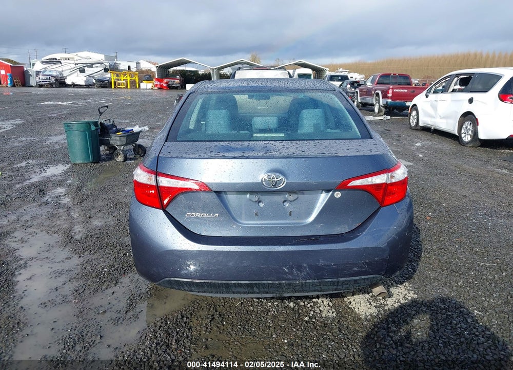 2016 TOYOTA COROLLA VIN: 2T1BURHE7GC709719