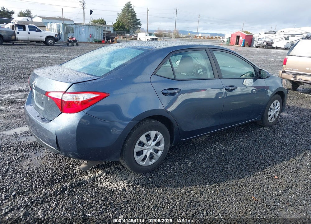 2016 TOYOTA COROLLA VIN: 2T1BURHE7GC709719