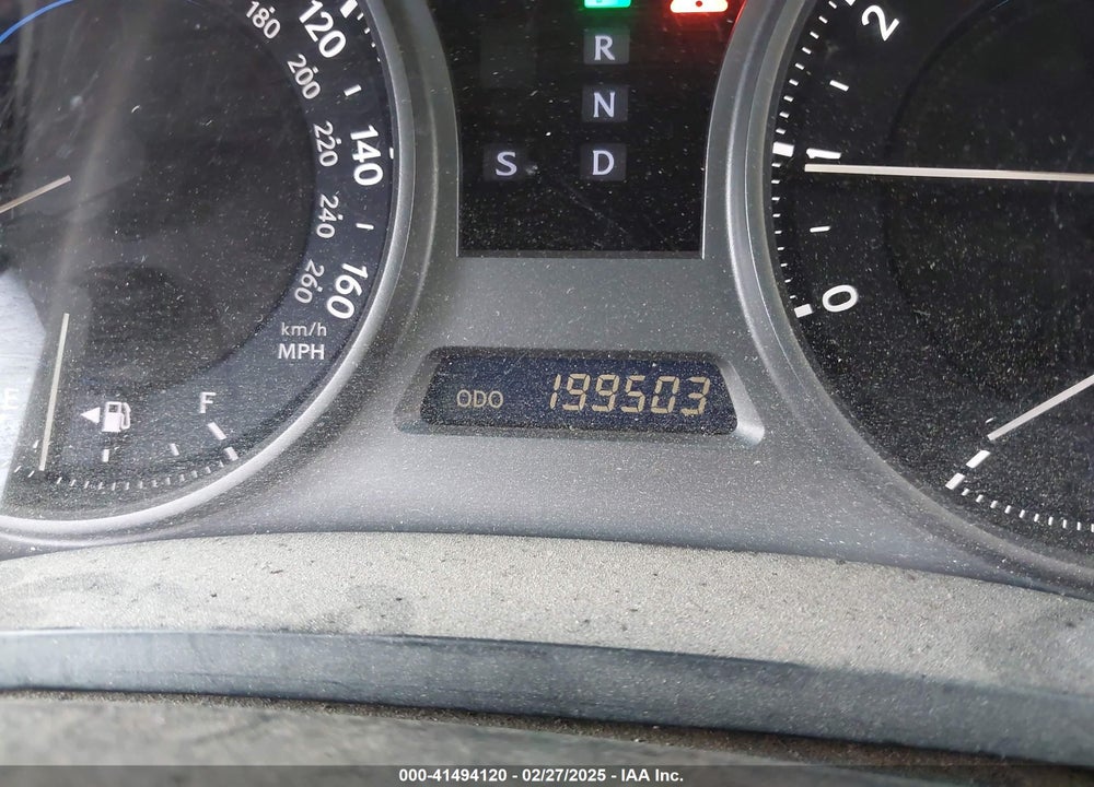 2010 LEXUS IS 250 VIN: JTHBF5C29A2095549