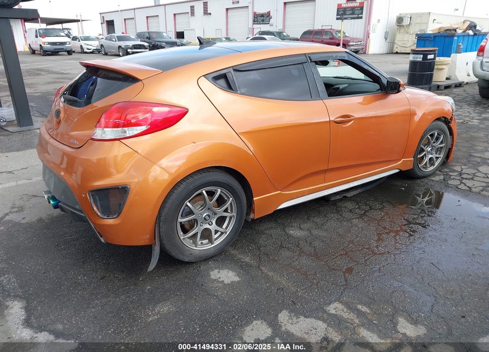 2016 HYUNDAI VELOSTER VIN: KMHTC6AE4GU252477