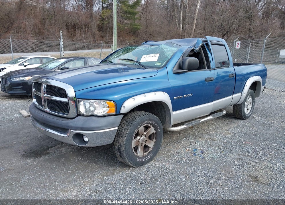 2002 DODGE RAM 1500 ST VIN: 3D7HU18NX2G170805