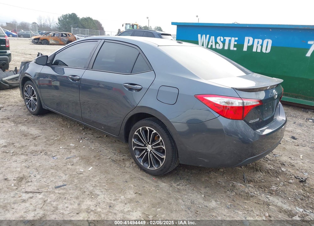 2016 TOYOTA COROLLA VIN: 2T1BURHE5GC647558