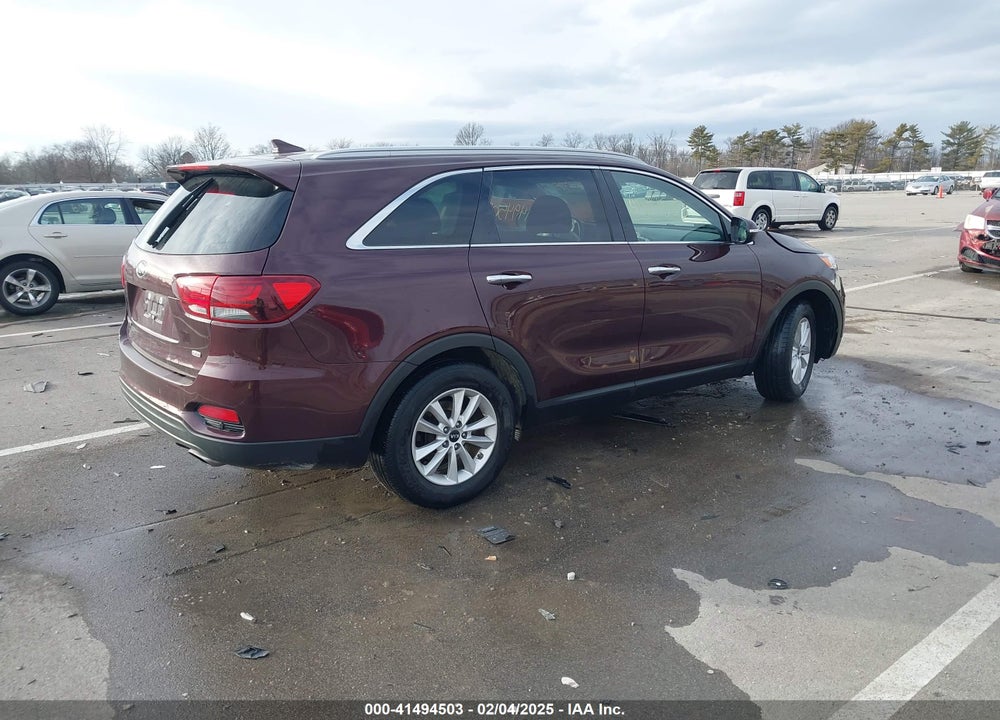 2019 KIA SORENTO 2.4L LX VIN: 5XYPG4A3XKG435258