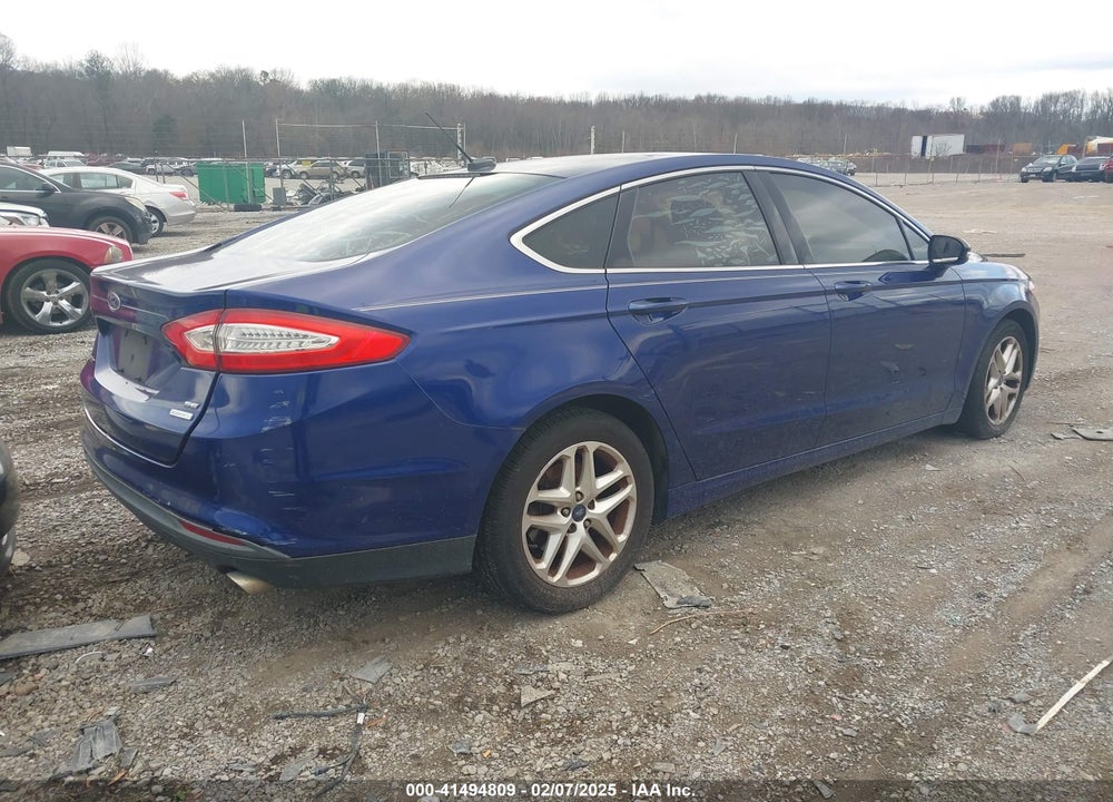 2013 FORD FUSION VIN: 3FA6P0HR7DR166570