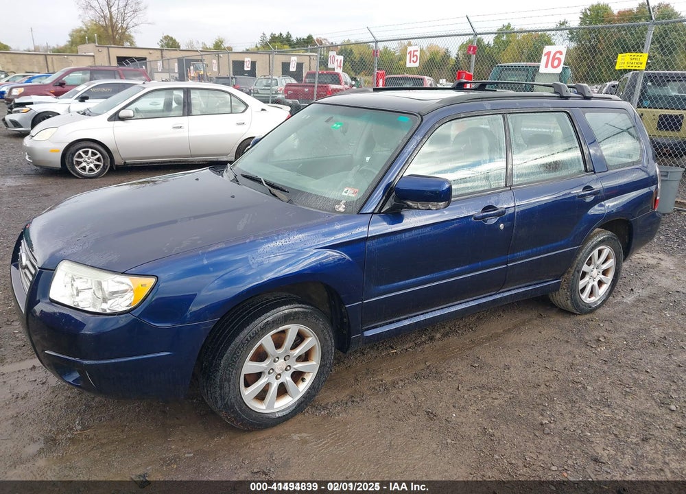 2006 SUBARU FORESTER 2.5X VIN: JF1SG65686H729514